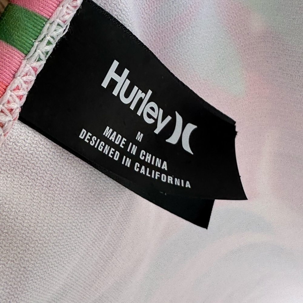 🌸 Hurley Colorful Tropical Leaf One Piece - Picture 5 of 6